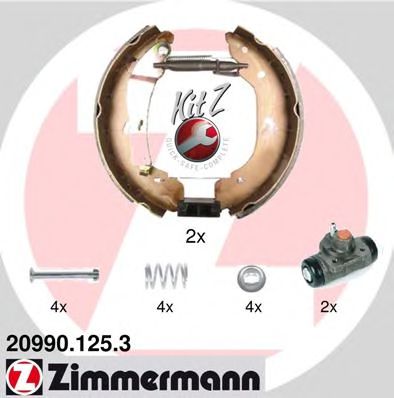 ZIMMERMANN 20990.125.3 Тормозные колодоки 