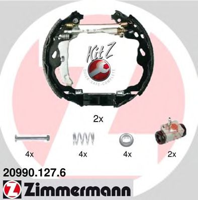 ZIMMERMANN 20990.127.6 Тормозные колодоки 