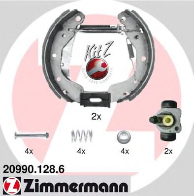ZIMMERMANN 20990.128.6 Тормозные колодоки 