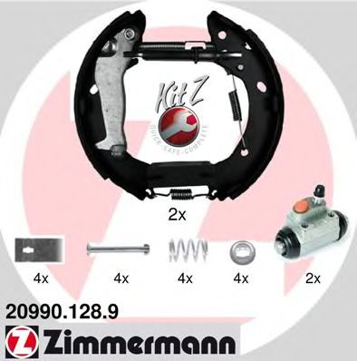 ZIMMERMANN 20990.128.9 Тормозные колодоки для MITSUBISHI COLT VI (Митсубиши/митсубиси Кольт 6) ZIMMERMANN 20990.128.9 Тормозные колодоки для MITSUBISHI COLT VI (Митсубиши/митсубиси Кольт 6)