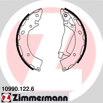 ZIMMERMANN 10990.122.6 Тормозные колодоки 