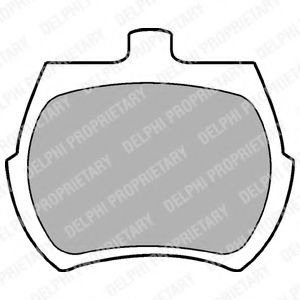 DELPHI LP10 Тормозные колодки для ROVER MINI (Ровер Мини) DELPHI LP10 Тормозные колодки для ROVER MINI (Ровер Мини)
