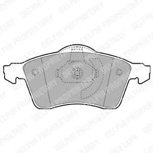 DELPHI LP1092 Тормозные колодки для VOLKSWAGEN T4 CARAVELLE (Фольксваген Т4 cараvэллэ) DELPHI LP1092 Тормозные колодки для VOLKSWAGEN T4 CARAVELLE (Фольксваген Т4 cараvэллэ)