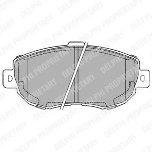 DELPHI LP1140 Тормозные колодки для LEXUS IS I (Лексус Ис 1)