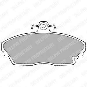 DELPHI LP1210 Тормозные колодки для TATA SAFARI (Тата Сафари) DELPHI LP1210 Тормозные колодки для TATA SAFARI (Тата Сафари)