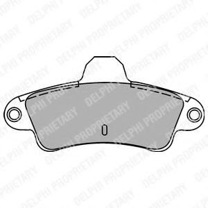 DELPHI LP1242 Тормозные колодки для FORD MONDEO (Форд Мондэо) DELPHI LP1242 Тормозные колодки для FORD MONDEO (Форд Мондэо)