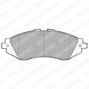 DELPHI LP1304 Тормозные колодки для DAEWOO (Дэу) DELPHI LP1304 Тормозные колодки для DAEWOO (Дэу)