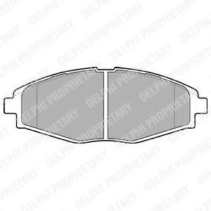DELPHI LP1390 Тормозные колодки для DAEWOO MATIZ (Дэу Матиз) DELPHI LP1390 Тормозные колодки для DAEWOO MATIZ (Дэу Матиз)