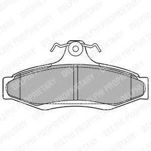 DELPHI LP1424 Тормозные колодки для DAEWOO KONDOR (Дэу Кондор) DELPHI LP1424 Тормозные колодки для DAEWOO KONDOR (Дэу Кондор)