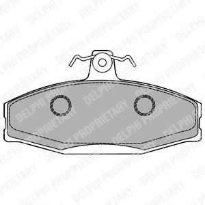 DELPHI LP1429 Тормозные колодки для SKODA FELICIA II (Шкода Фелиция 2) DELPHI LP1429 Тормозные колодки для SKODA FELICIA II (Шкода Фелиция 2)