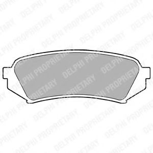 DELPHI LP1438 Тормозные колодки для TOYOTA PRADO (Тойота/тоета Прадо) DELPHI LP1438 Тормозные колодки для TOYOTA PRADO (Тойота/тоета Прадо)