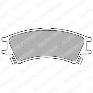DELPHI LP1502 Тормозные колодки для HYUNDAI AMICA / ATOZ (Хендай Амиcа / атоз) DELPHI LP1502 Тормозные колодки для HYUNDAI AMICA / ATOZ (Хендай Амиcа / атоз)