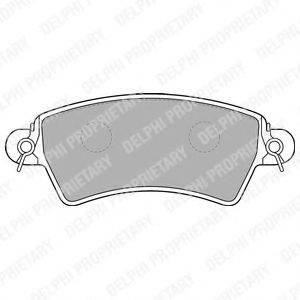 DELPHI LP1517 Тормозные колодки для PEUGEOT (Пежо) DELPHI LP1517 Тормозные колодки для PEUGEOT (Пежо)