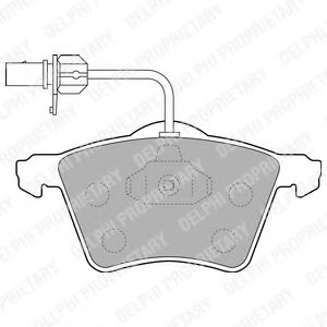 DELPHI LP1529 Тормозные колодки для VOLKSWAGEN T4 CARAVELLE (Фольксваген Т4 cараvэллэ) DELPHI LP1529 Тормозные колодки для VOLKSWAGEN T4 CARAVELLE (Фольксваген Т4 cараvэллэ)