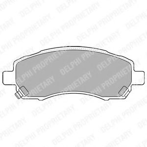 DELPHI LP1545 Тормозные колодки для SUBARU LIBERTY III (Субару Либэртъ 3) DELPHI LP1545 Тормозные колодки для SUBARU LIBERTY III (Субару Либэртъ 3)