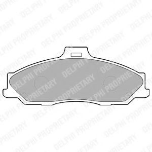 DELPHI LP1555 Тормозные колодки для MAZDA PROCEED/DRIFTER (Мазда Просид/дрифтэр) DELPHI LP1555 Тормозные колодки для MAZDA PROCEED/DRIFTER (Мазда Просид/дрифтэр)