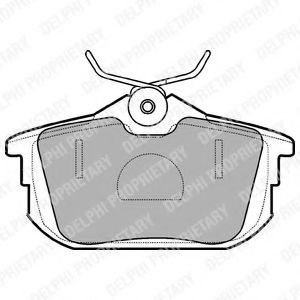 DELPHI LP1593 Тормозные колодки для MITSUBISHI SPACE STAR (Митсубиши/митсубиси Спэйс стар) DELPHI LP1593 Тормозные колодки для MITSUBISHI SPACE STAR (Митсубиши/митсубиси Спэйс стар)