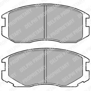 DELPHI LP1594 Тормозные колодки для PROTON COMPACT (Протон Cомпаcт) DELPHI LP1594 Тормозные колодки для PROTON COMPACT (Протон Cомпаcт)