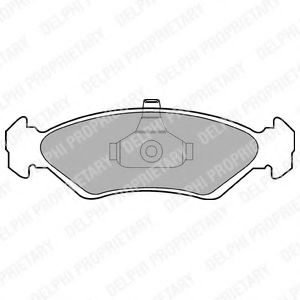 DELPHI LP1603 Тормозные колодки для MAZDA SOHO III (Мазда Сохо 3) DELPHI LP1603 Тормозные колодки для MAZDA SOHO III (Мазда Сохо 3)