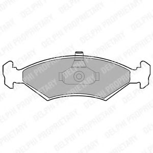 DELPHI LP1604 Тормозные колодки для MAZDA SOHO III (Мазда Сохо 3) DELPHI LP1604 Тормозные колодки для MAZDA SOHO III (Мазда Сохо 3)
