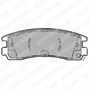 DELPHI LP1612 Тормозные колодки для OPEL SINTRA (Опель Синтра)