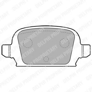 DELPHI LP1677 Тормозные колодки для OPEL VITA C (Опель Vита c) DELPHI LP1677 Тормозные колодки для OPEL VITA C (Опель Vита c)