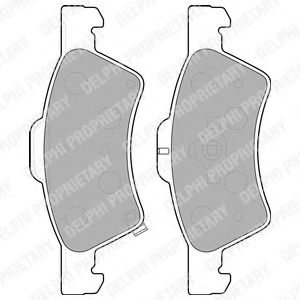 DELPHI LP1693 Тормозные колодки для CHRYSLER TOWN COUNTRY IV (Крайслер Таун кантри 4) DELPHI LP1693 Тормозные колодки для CHRYSLER TOWN COUNTRY IV (Крайслер Таун кантри 4)