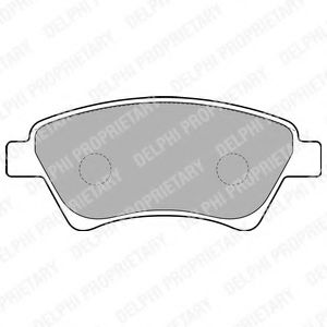 DELPHI LP1730 Тормозные колодки для RENAULT SCNIC I (Рено Сценик и) DELPHI LP1730 Тормозные колодки для RENAULT SCNIC I (Рено Сценик и)