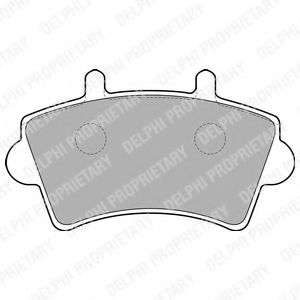 DELPHI LP1746 Тормозные колодки для NISSAN (Ниссан) DELPHI LP1746 Тормозные колодки для NISSAN (Ниссан)