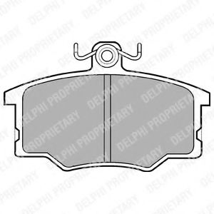 DELPHI LP179 Тормозные колодки для AUDI 100 (Ауди 100) DELPHI LP179 Тормозные колодки для AUDI 100 (Ауди 100)