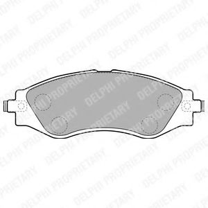 DELPHI LP1816 Тормозные колодки для DAEWOO KONDOR (Дэу Кондор) DELPHI LP1816 Тормозные колодки для DAEWOO KONDOR (Дэу Кондор)