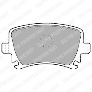 DELPHI LP1824 Тормозные колодки для AUDI TT (Ауди Тт) DELPHI LP1824 Тормозные колодки для AUDI TT (Ауди Тт)