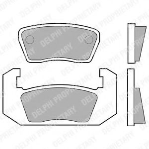DELPHI LP25 Тормозные колодки для ROVER 2000-3500 (Ровер 2000-3500) DELPHI LP25 Тормозные колодки для ROVER 2000-3500 (Ровер 2000-3500)