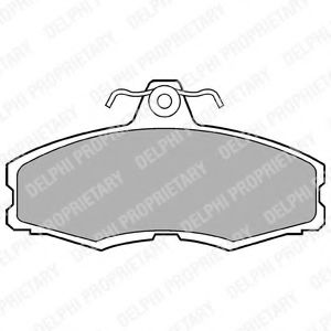 DELPHI LP250 Тормозные колодки для SKODA (Шкода) DELPHI LP250 Тормозные колодки для SKODA (Шкода)