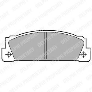 DELPHI LP253 Тормозные колодки для FIAT SUPERBRAVO (Фиат Супербраvо) DELPHI LP253 Тормозные колодки для FIAT SUPERBRAVO (Фиат Супербраvо)