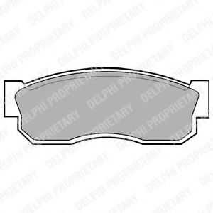 DELPHI LP261 Тормозные колодки для NISSAN SENTRA I (Ниссан Сэнтра и)