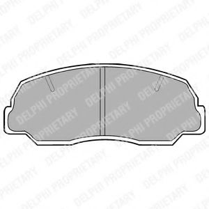 DELPHI LP400 Тормозные колодки для DAIHATSU FEROZA HARD TOP (Дайхатсу Фэроза хард топ) DELPHI LP400 Тормозные колодки для DAIHATSU FEROZA HARD TOP (Дайхатсу Фэроза хард топ)
