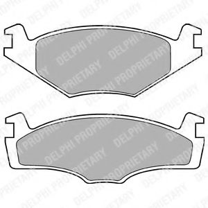 DELPHI LP421 Тормозные колодки для VOLKSWAGEN JETTA II (Фольксваген Жэтта 2) DELPHI LP421 Тормозные колодки для VOLKSWAGEN JETTA II (Фольксваген Жэтта 2)