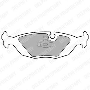 DELPHI LP442 Тормозные колодки для BMW (Бмв) DELPHI LP442 Тормозные колодки для BMW (Бмв)