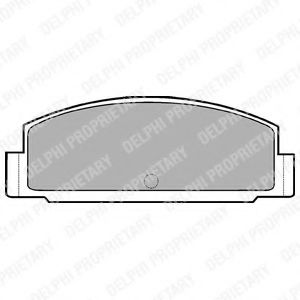 DELPHI LP450 Тормозные колодки для MITSUBISHI STARION (Митсубиши/митсубиси Старион) DELPHI LP450 Тормозные колодки для MITSUBISHI STARION (Митсубиши/митсубиси Старион)