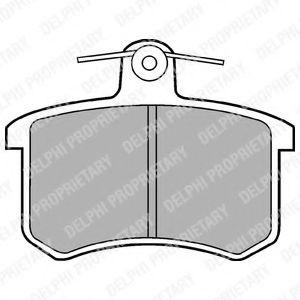 DELPHI LP451 Тормозные колодки для VOLKSWAGEN JETTA I (Фольксваген Жэтта и) DELPHI LP451 Тормозные колодки для VOLKSWAGEN JETTA I (Фольксваген Жэтта и)