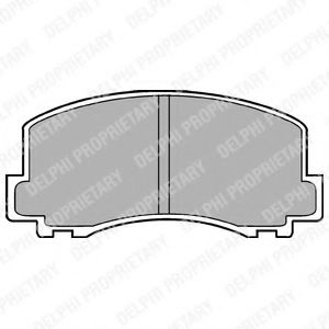 DELPHI LP452 Тормозные колодки для MITSUBISHI TREDIA (Митсубиши/митсубиси Трэдиа) DELPHI LP452 Тормозные колодки для MITSUBISHI TREDIA (Митсубиши/митсубиси Трэдиа)