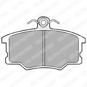 DELPHI LP453 Тормозные колодки для AUDI 80 (Ауди 80) DELPHI LP453 Тормозные колодки для AUDI 80 (Ауди 80)