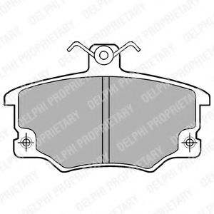 DELPHI LP459 Тормозные колодки для FIAT TEMPRA (Фиат Тэмпра) DELPHI LP459 Тормозные колодки для FIAT TEMPRA (Фиат Тэмпра)
