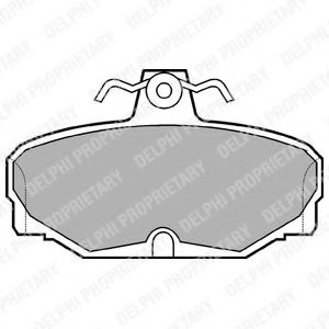 DELPHI LP507 Тормозные колодки для FORD GRANADA (Форд Гранада) DELPHI LP507 Тормозные колодки для FORD GRANADA (Форд Гранада)
