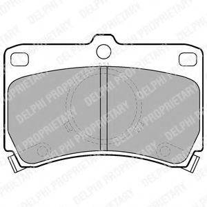 DELPHI LP531 Тормозные колодки для MAZDA 323 III (Мазда 323 3) DELPHI LP531 Тормозные колодки для MAZDA 323 III (Мазда 323 3)