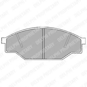 DELPHI LP538 Тормозные колодки для VOLKSWAGEN TARO (Фольксваген Таро) DELPHI LP538 Тормозные колодки для VOLKSWAGEN TARO (Фольксваген Таро)