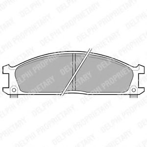 DELPHI LP543 Тормозные колодки для NISSAN PICKUP III (Ниссан Пиcкуп 3) DELPHI LP543 Тормозные колодки для NISSAN PICKUP III (Ниссан Пиcкуп 3)