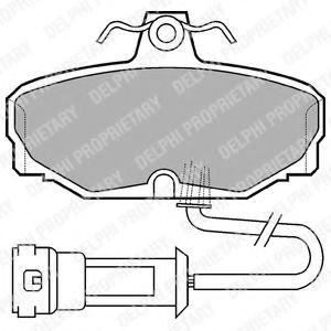 DELPHI LP557 Тормозные колодки для FORD GRANADA (Форд Гранада) DELPHI LP557 Тормозные колодки для FORD GRANADA (Форд Гранада)