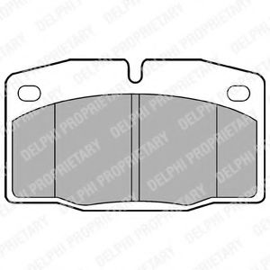 DELPHI LP581 Тормозные колодки для OPEL ASCONA B (Опель Асcона б) DELPHI LP581 Тормозные колодки для OPEL ASCONA B (Опель Асcона б)